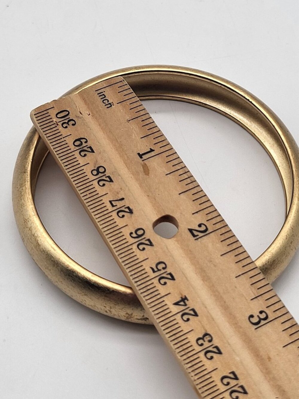 Vintage Roberta Chiarella Gold Tone Bangle Bracelet Minimalist *Read - Picture 7 of 9